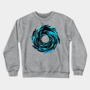 Vortex Blue/Black Crewneck Sweatshirt